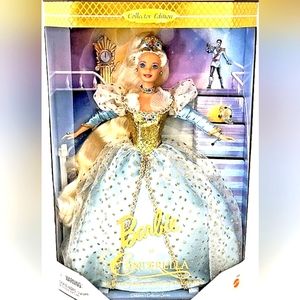Cinderella Barbie doll collectible rare new inbox